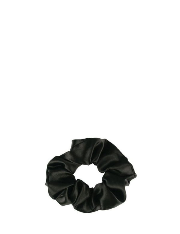 Arem Luxe Oversized Mulberry black Silk Scrunchie