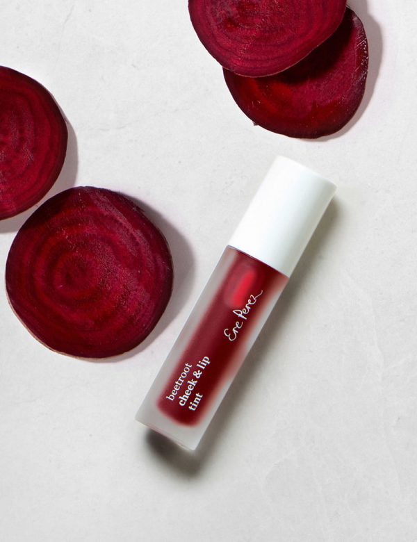 Ere Perez Joy Cheek and Lip Tint glow 100 pure Bright cherry red colour