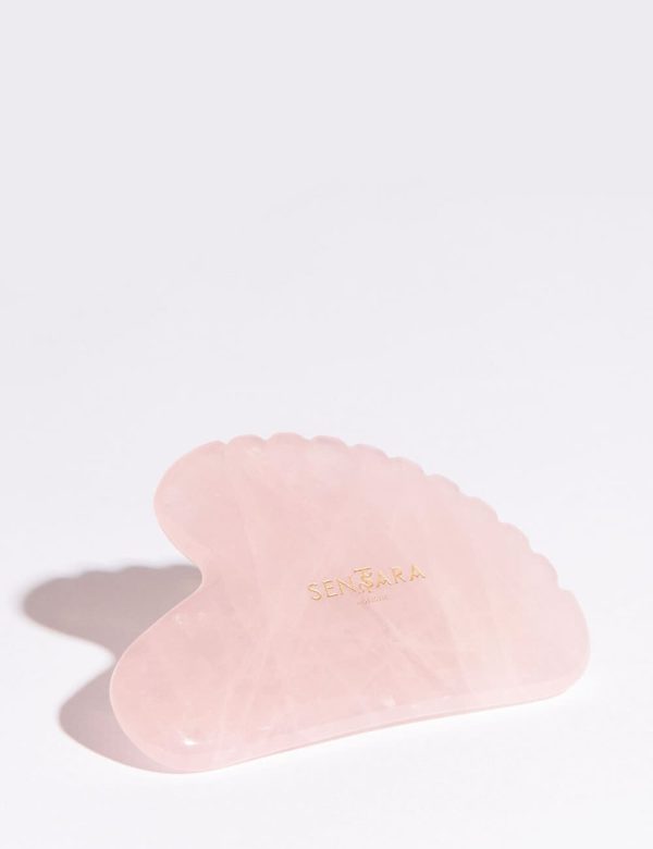 Gua Sha Cuore in Quarzo Rosa di Sentara holistic