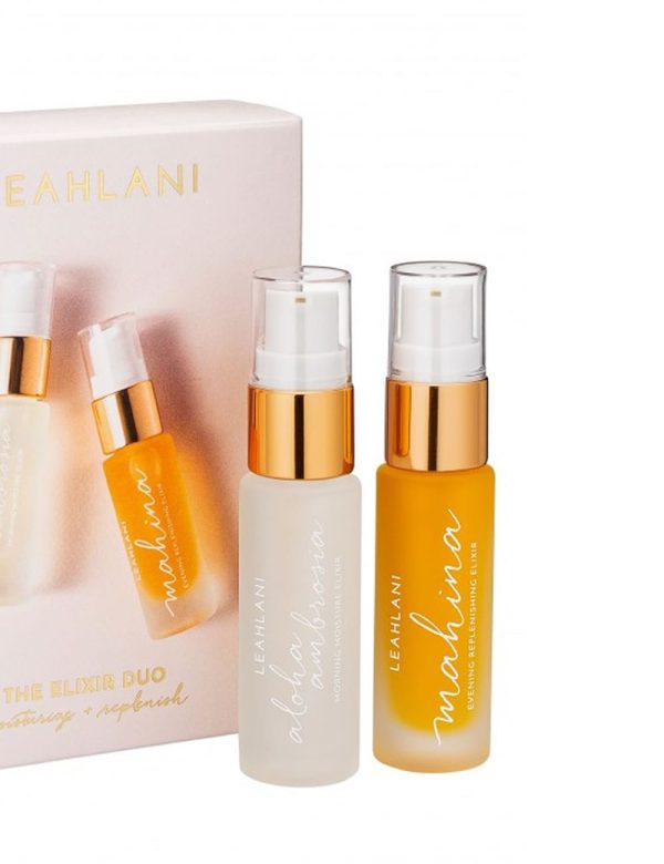 LEAHLANI SKINCARE the elixir duo - travel set Elixir Mahina and Elixir aloha ambrosia