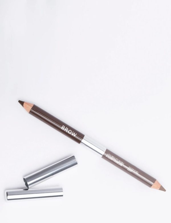 Two-tone vegan eyebrow pencil