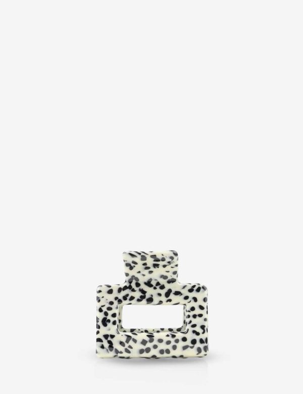 eco-friendly Lib Mini Claw Clip Modern design with dotted pattern - SASSTIE