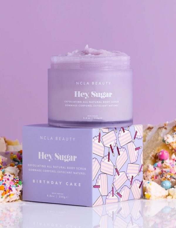 NCLA HEY SUGAR BIRTHDAY CAKE NATURAL BODY SCRUB