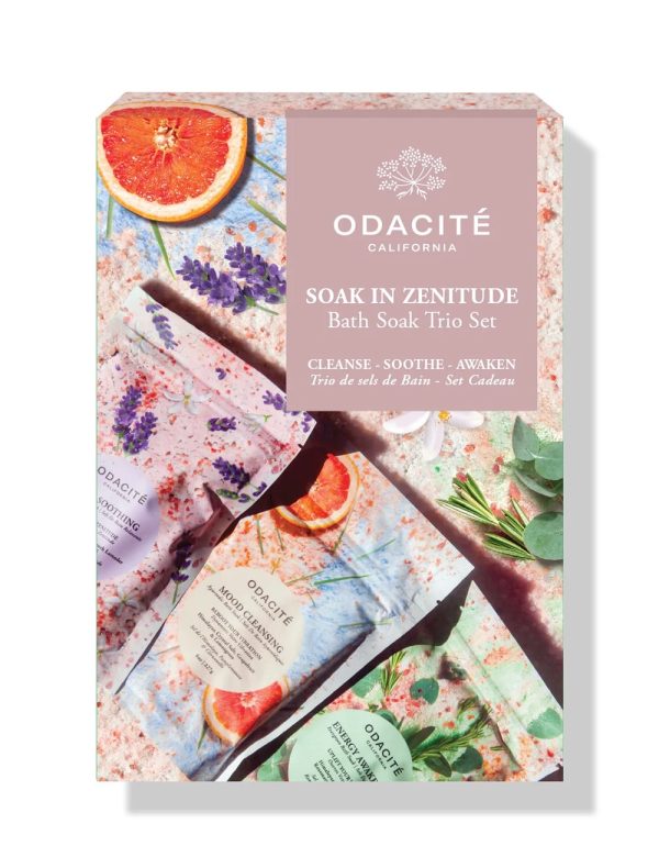 odacite Soak In Zenitude Bath Soak Trio Set