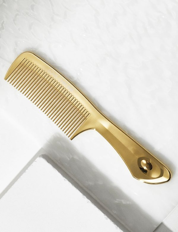 LOVE CHROME - TETSUKI gold - comb with pure gold coating