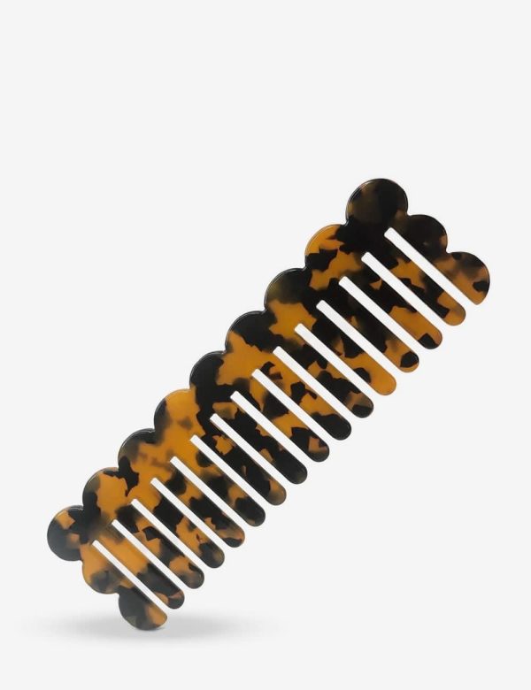 Eco-friendly Detangling Comb Dark Cheetah - 23 st beauty