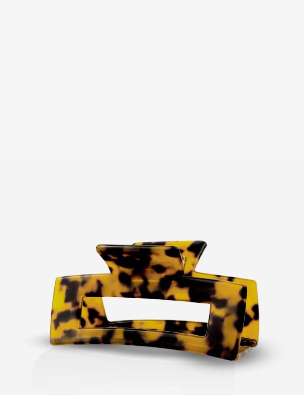 eco-friendly Crush Square Claw Clip Animalier Sasstie