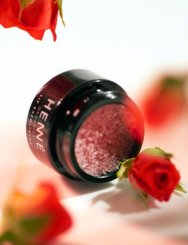 Rose Diamonds Lip Exfoliator Henne Organics scrub