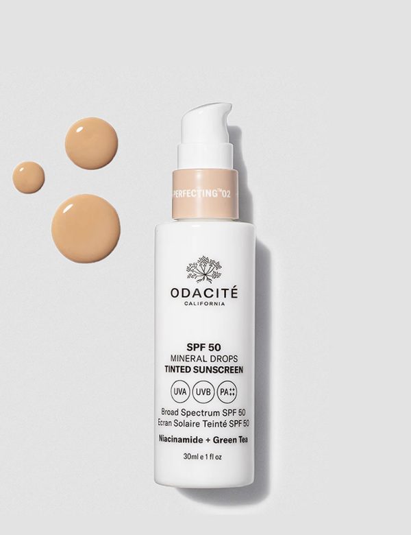 Spf 50 Odacite Tinted Mineral Drops 02 - Tinted Sunscreen